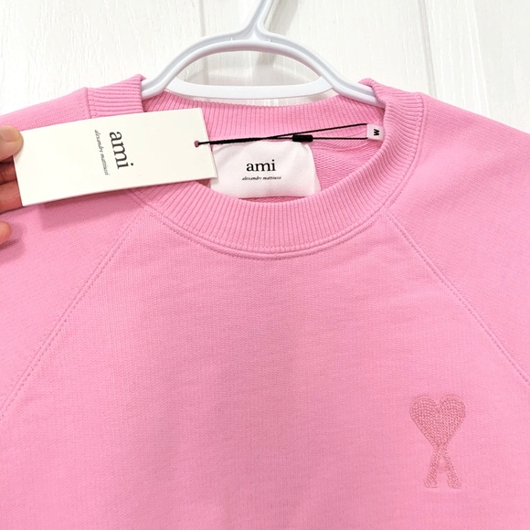 NWT AMI PARIS
Pink Ami De Cœur Sweatshirt - Picture 3 of 3